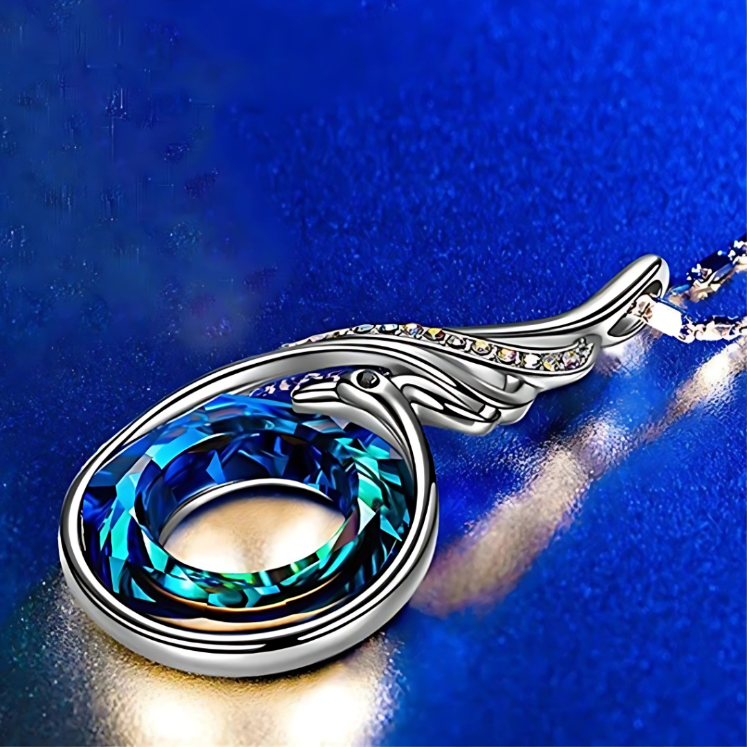 Aria Phoenix Pendant Necklace | Genuine Austrian Crystal