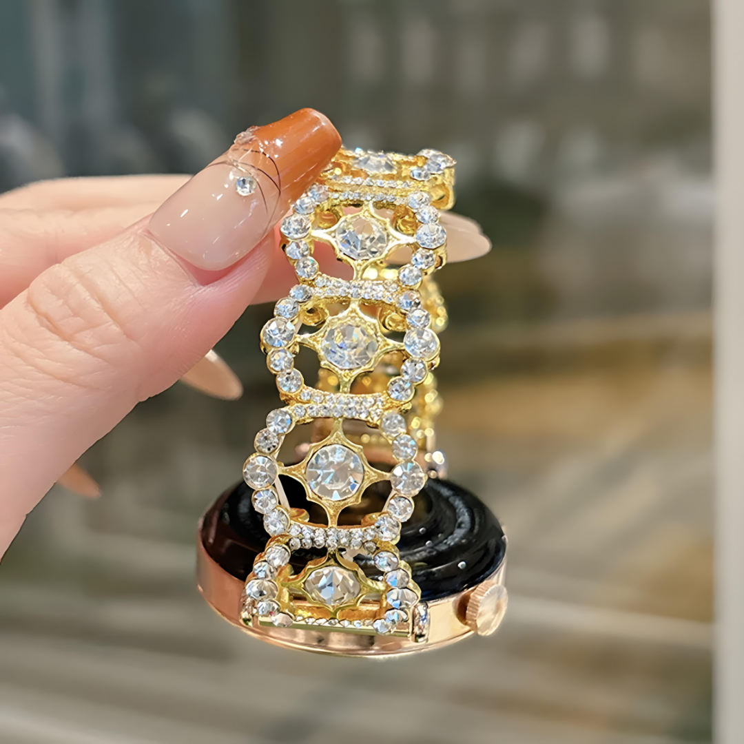 Crystal Rosette Galaxy Watch Band