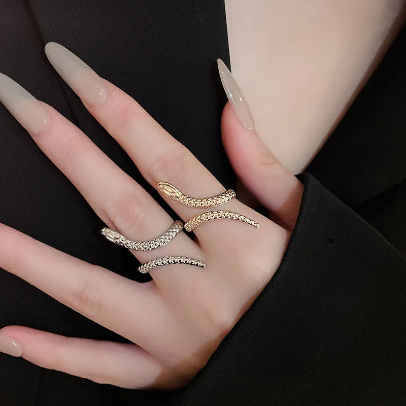 Serena Serpent Bracelet & Ring Set