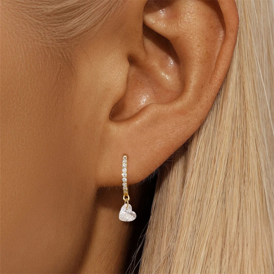 Diana Crown Jewel Hoops