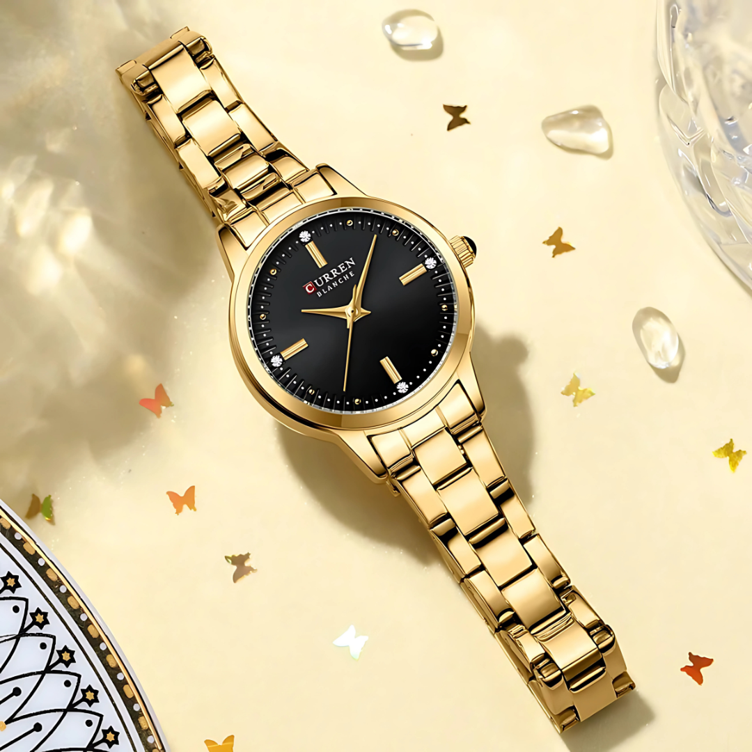 Geneva Classic Crystal Accent Watch