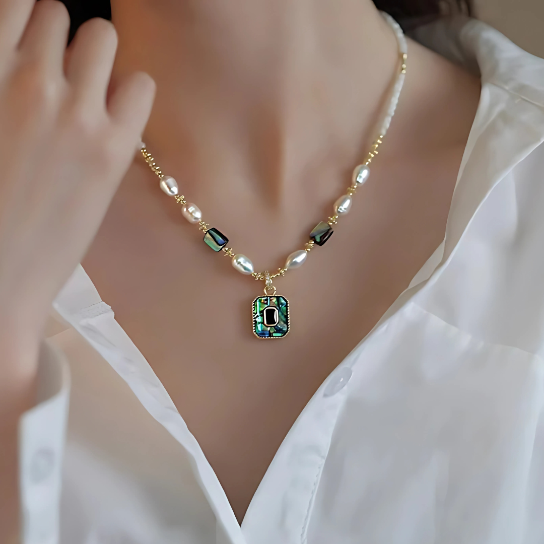 Royal Heritage Pearl & Emerald Heirloom Necklace