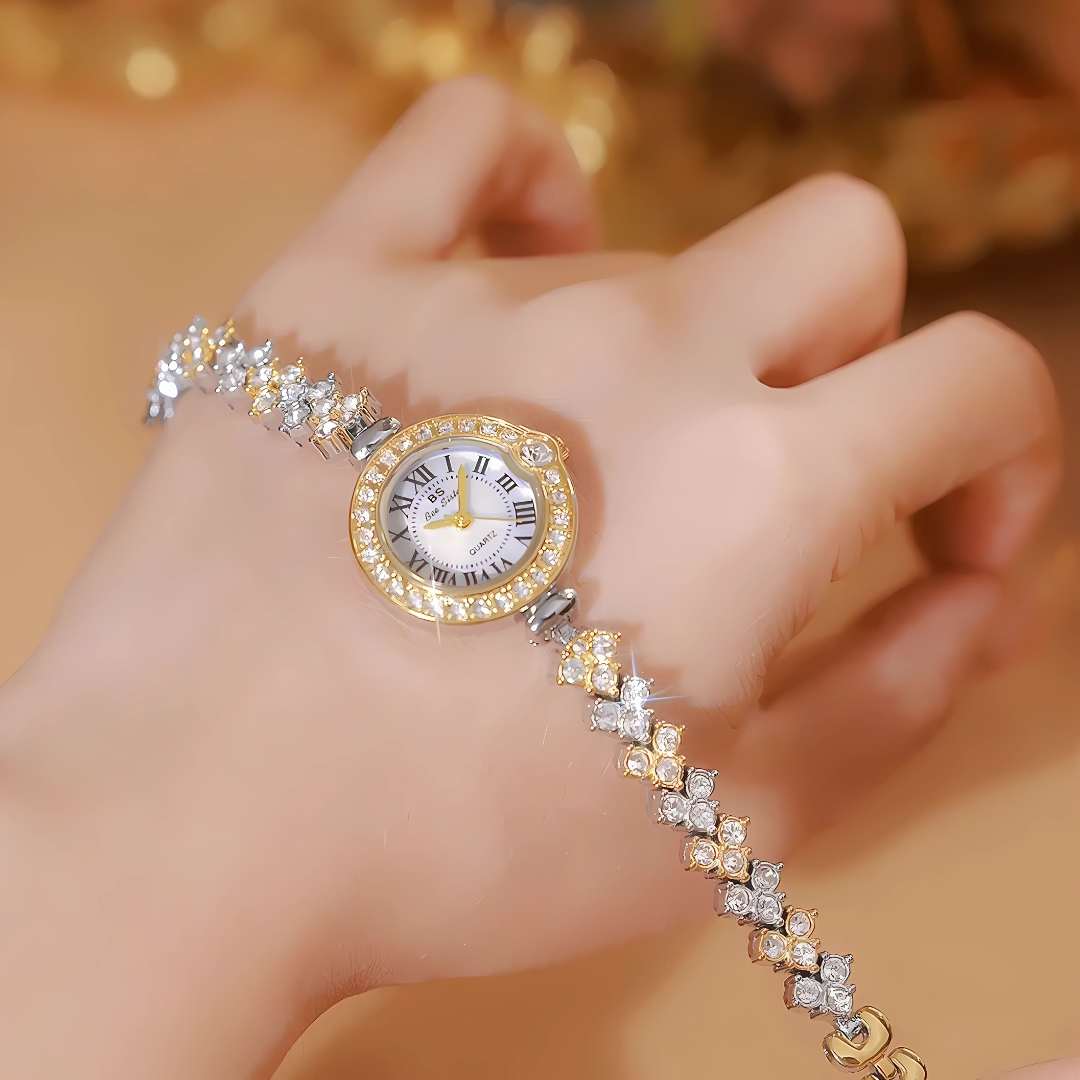 Radiant Moments Crystal Bracelet Watch