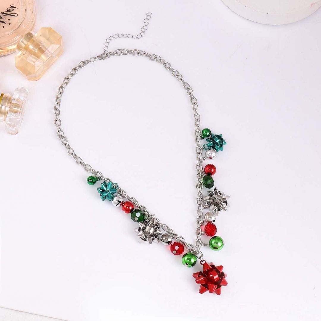 Wrapped Up in Christmas Necklace