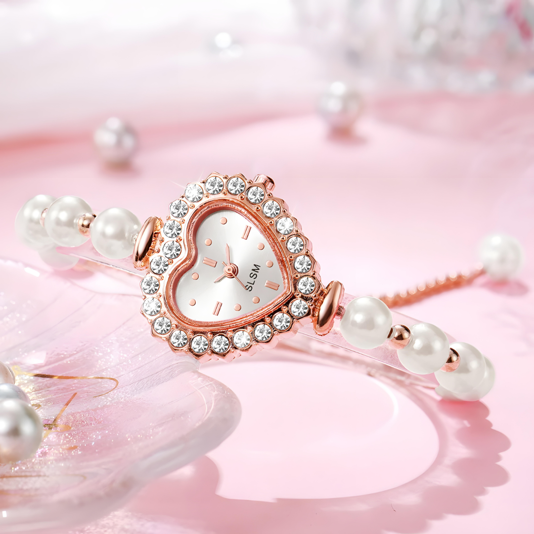 Sweetheart Moments Pearl & Crystal Watch