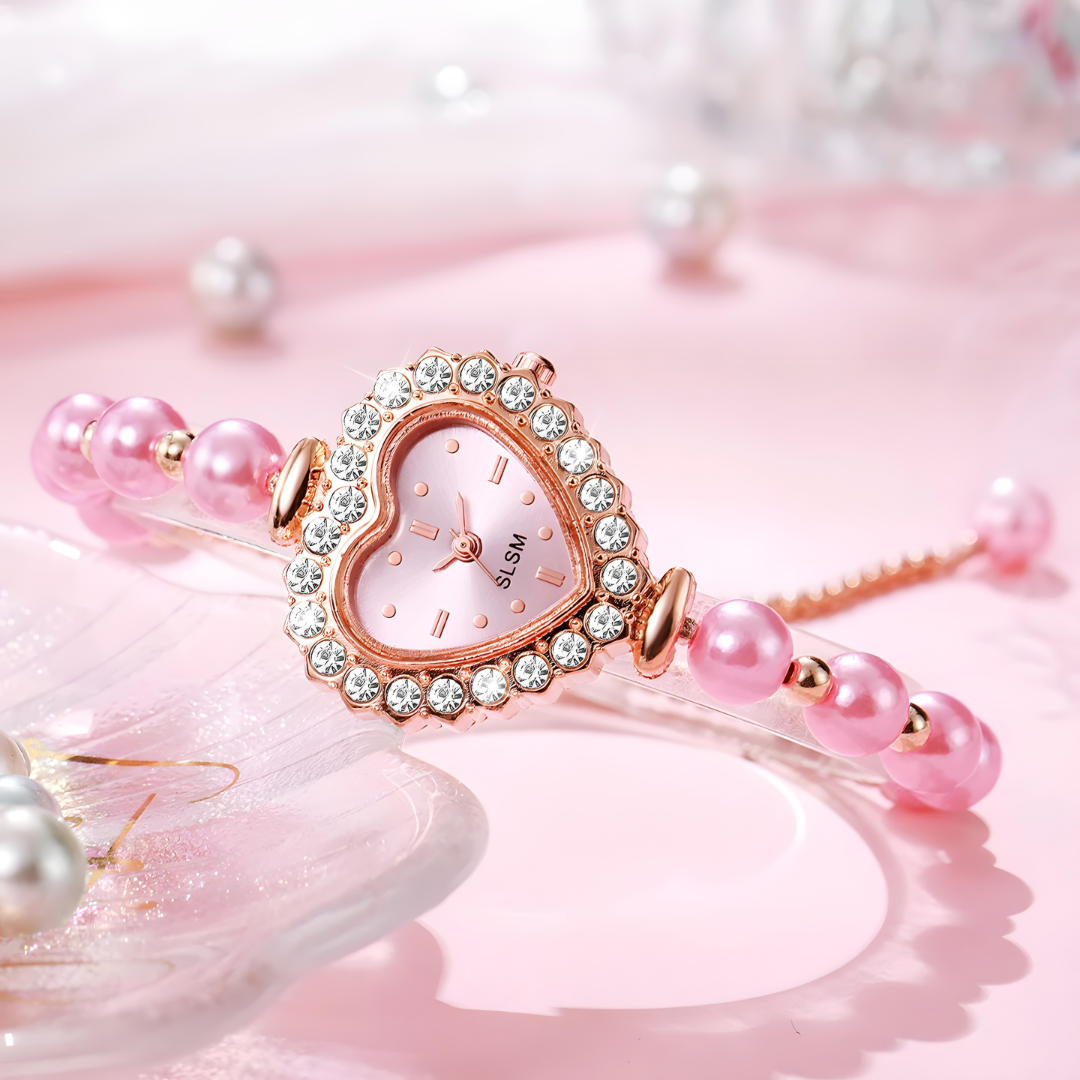 Sweetheart Moments Pearl & Crystal Watch
