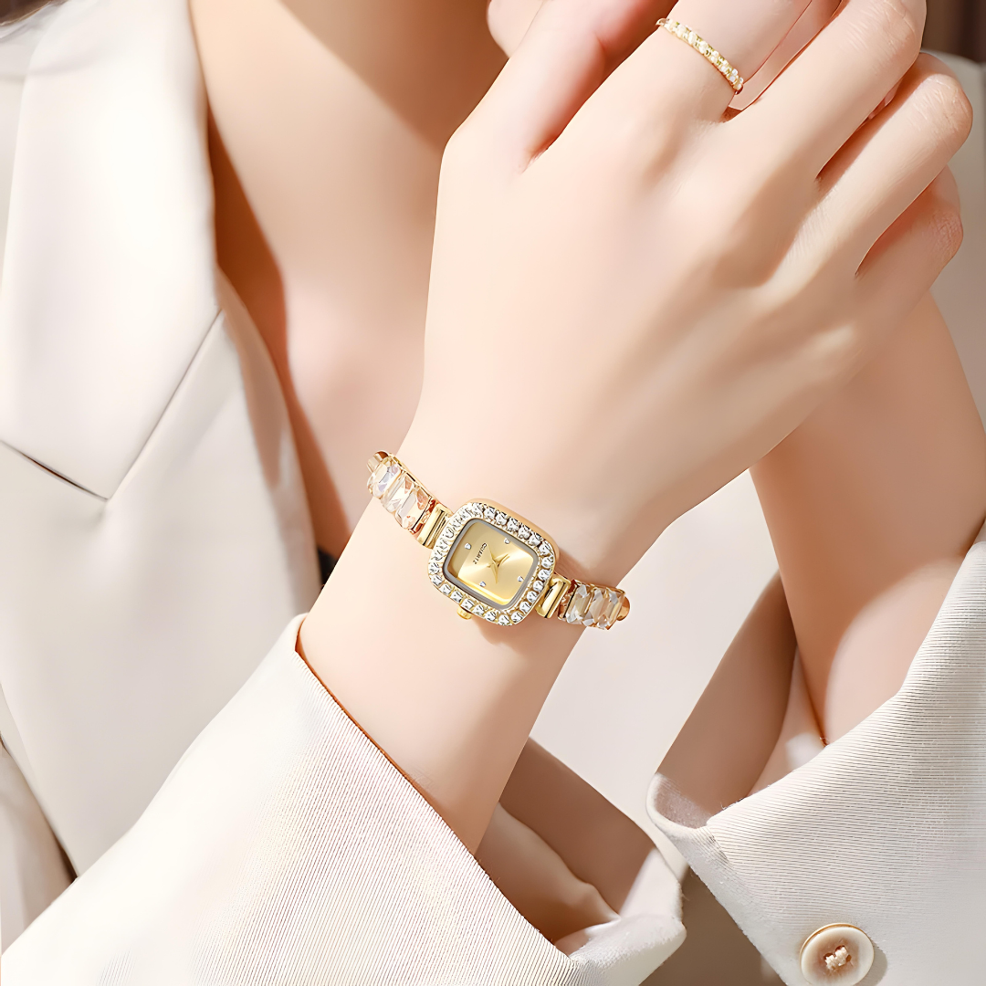 Brilliant Reflections Crystal Bracelet Watch