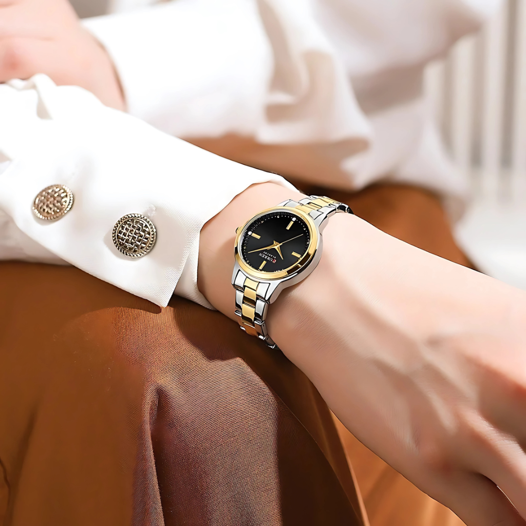 Geneva Classic Crystal Accent Watch