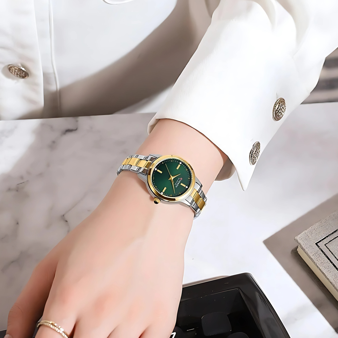 Geneva Classic Crystal Accent Watch