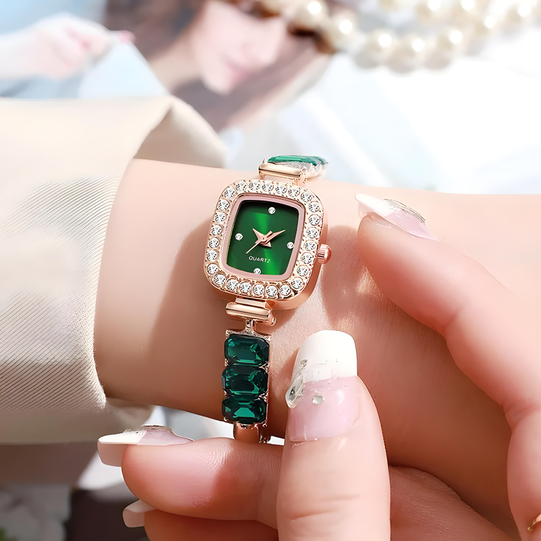 Brilliant Reflections Crystal Bracelet Watch