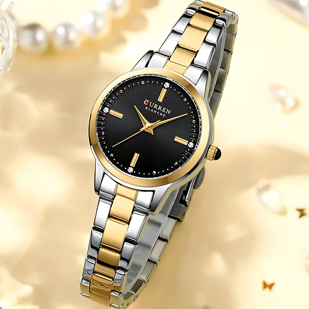 Geneva Classic Crystal Accent Watch