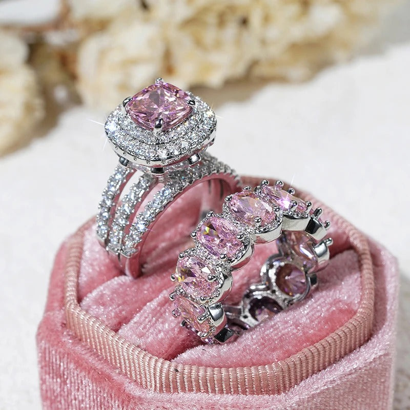 Legacy Heirloom Halo Ring Set