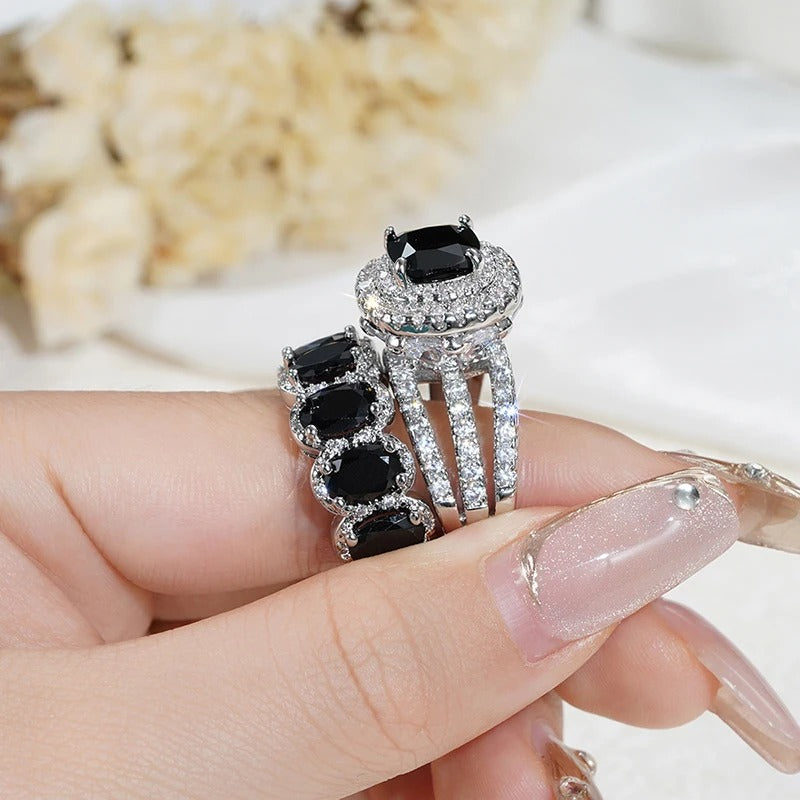 Legacy Heirloom Halo Ring Set