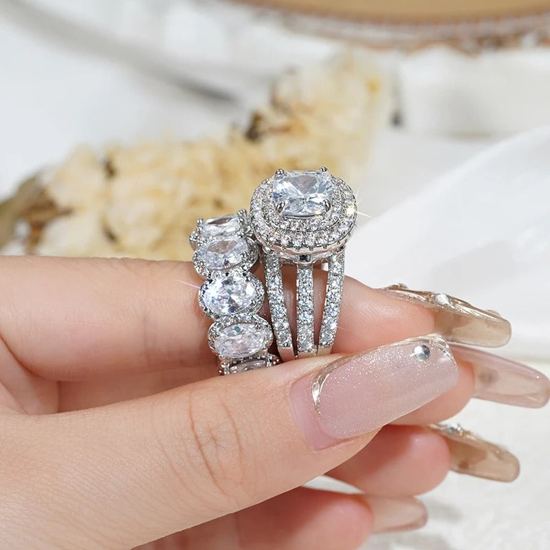 Legacy Heirloom Halo Ring Set