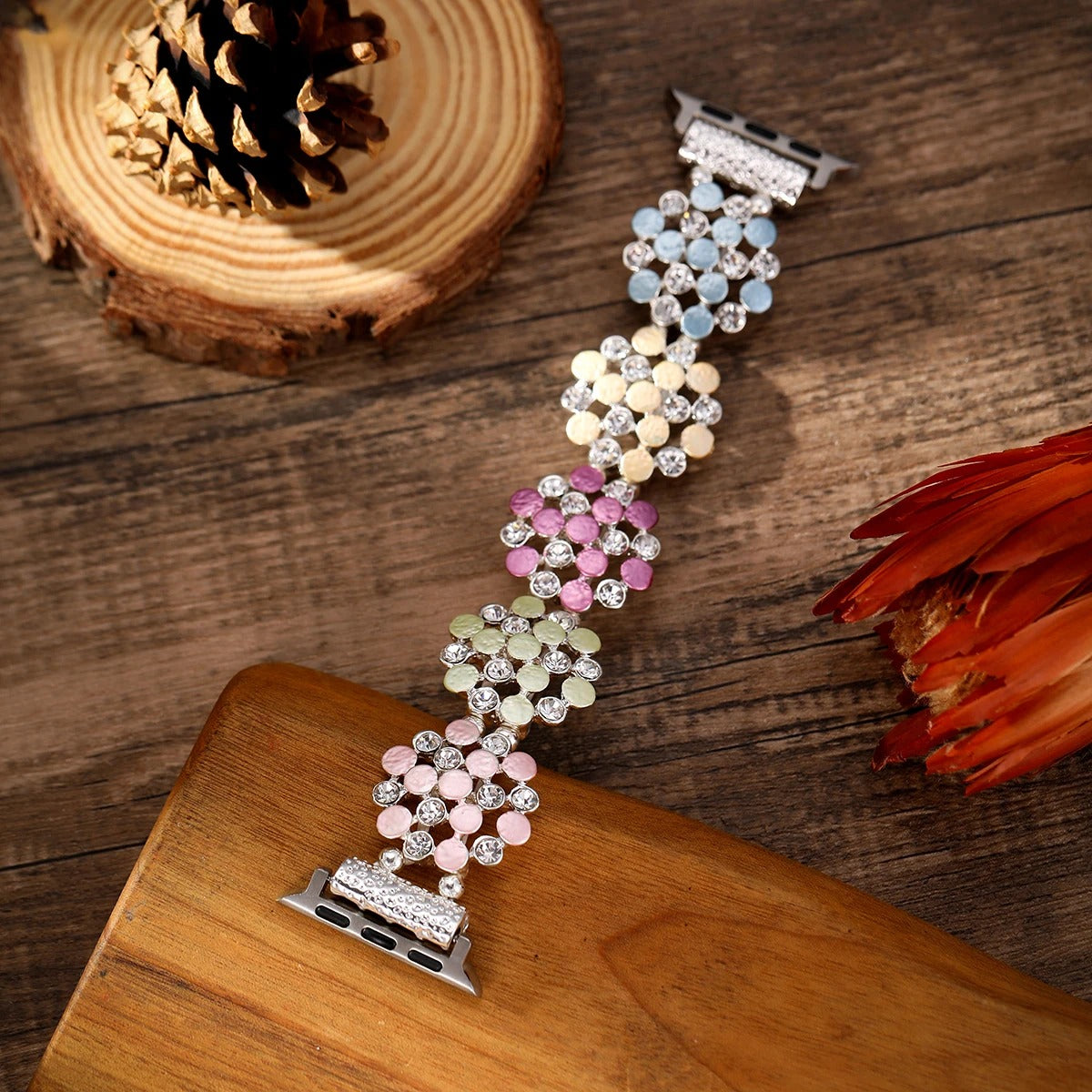 Crystal Cascade Apple Watch Band