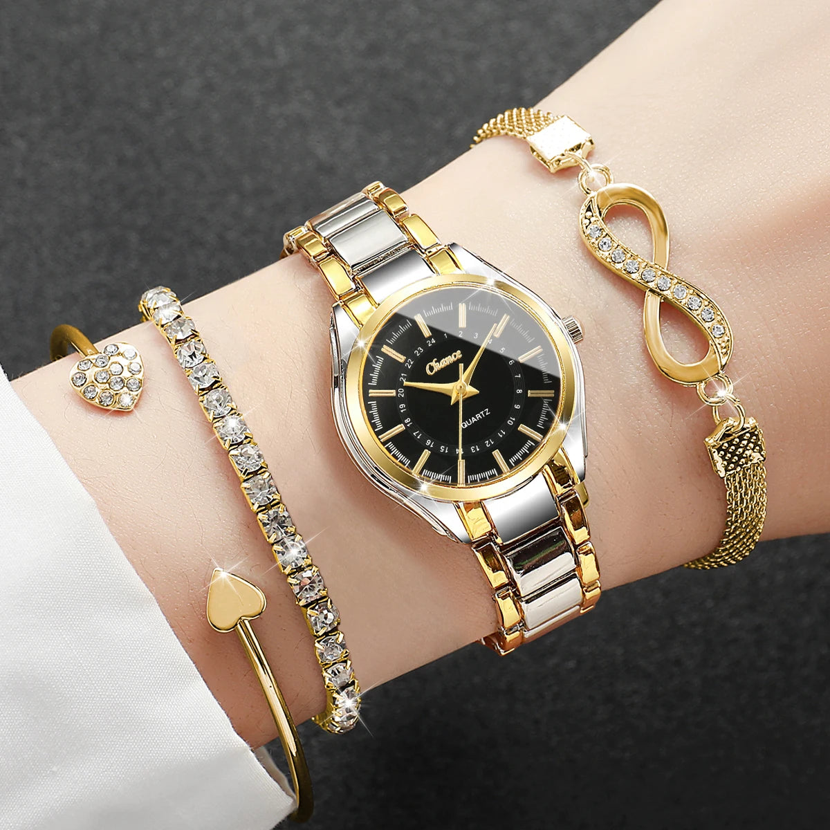 Radiant Moments Watch & Bracelet Set