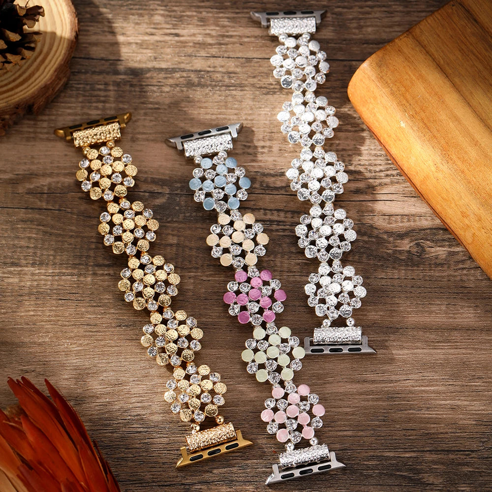 Crystal Cascade Apple Watch Band