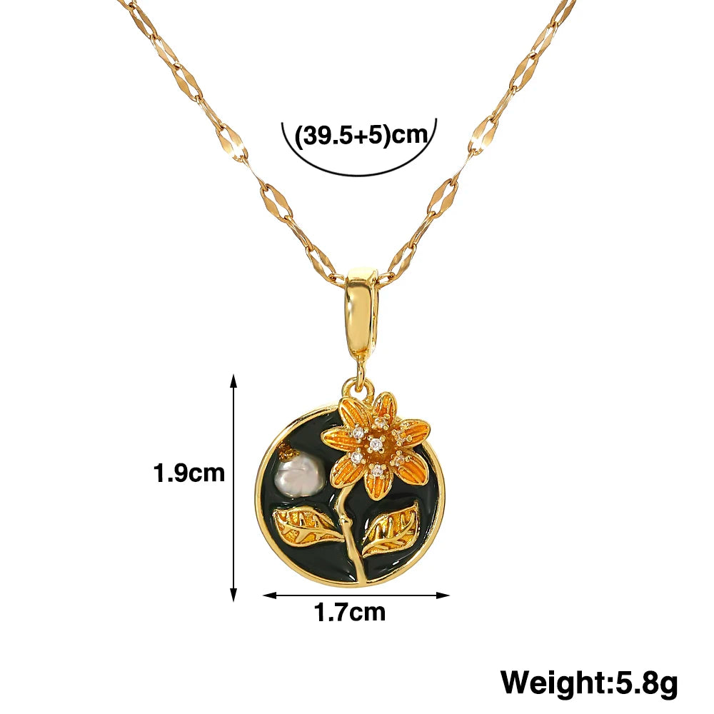 Heirloom Bloom Flower Necklace