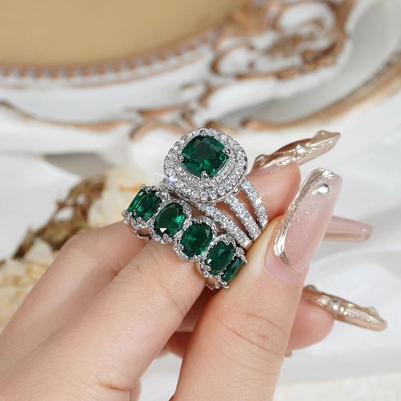 Legacy Heirloom Halo Ring Set