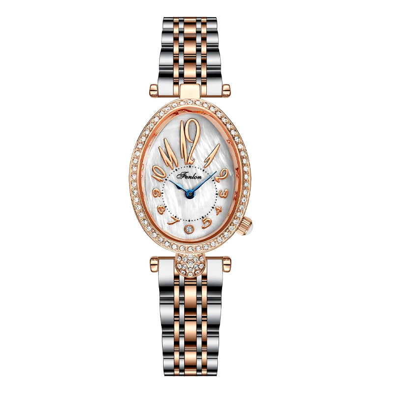 Valentina Rose Gold Script Watch