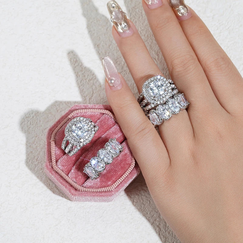 Legacy Heirloom Halo Ring Set