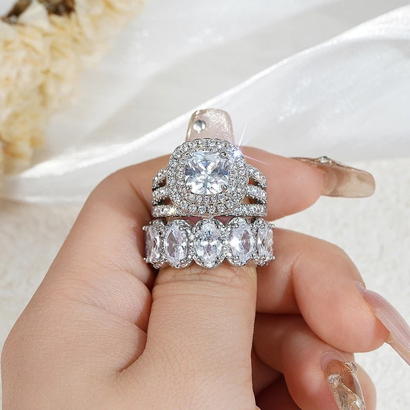 Legacy Heirloom Halo Ring Set