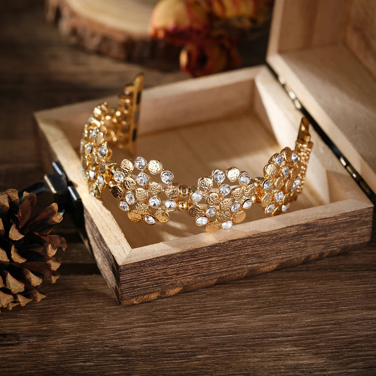 Crystal Cascade Apple Watch Band