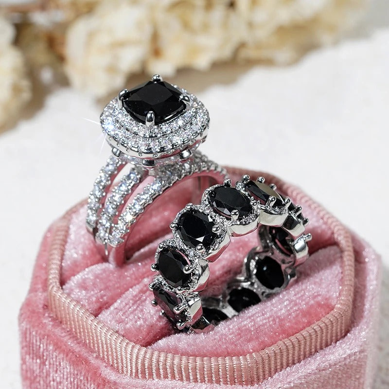 Legacy Heirloom Halo Ring Set