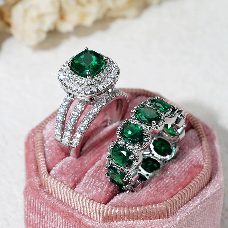 Legacy Heirloom Halo Ring Set