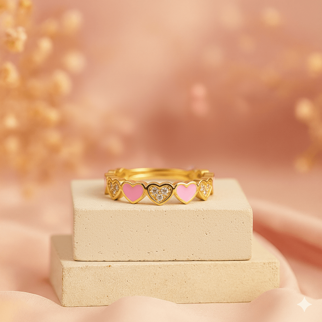 Aria Rosato Sweet Hearts Ring - Dolbrook Jewelers