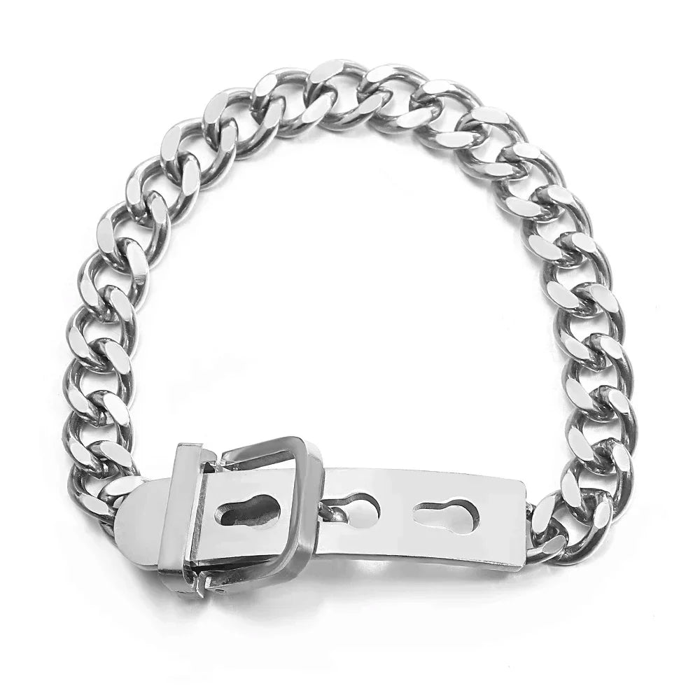 Chunky Belt Buckle Bracelet - Dolbrook Jewelers