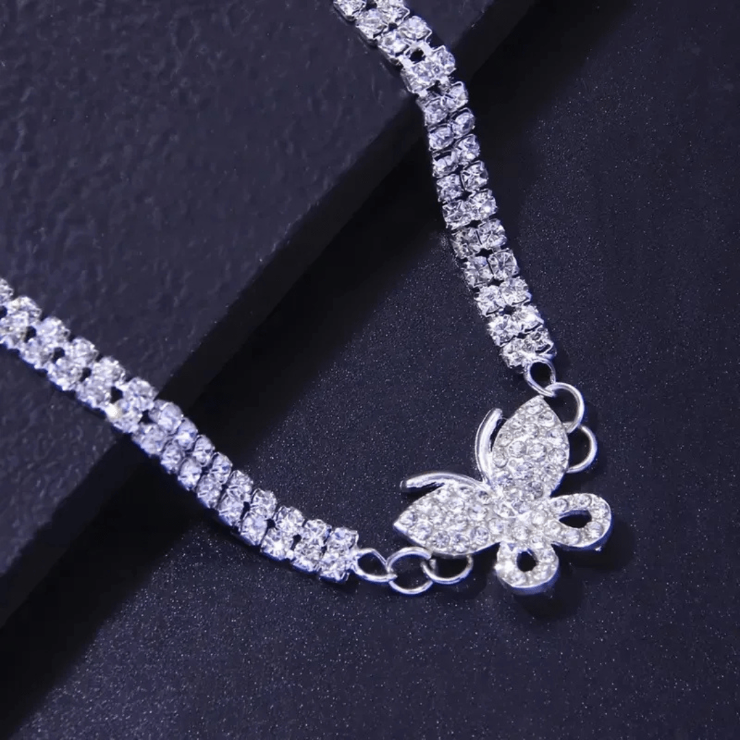 Radiant Wings Butterfly Anklet - Dolbrook Jewelers