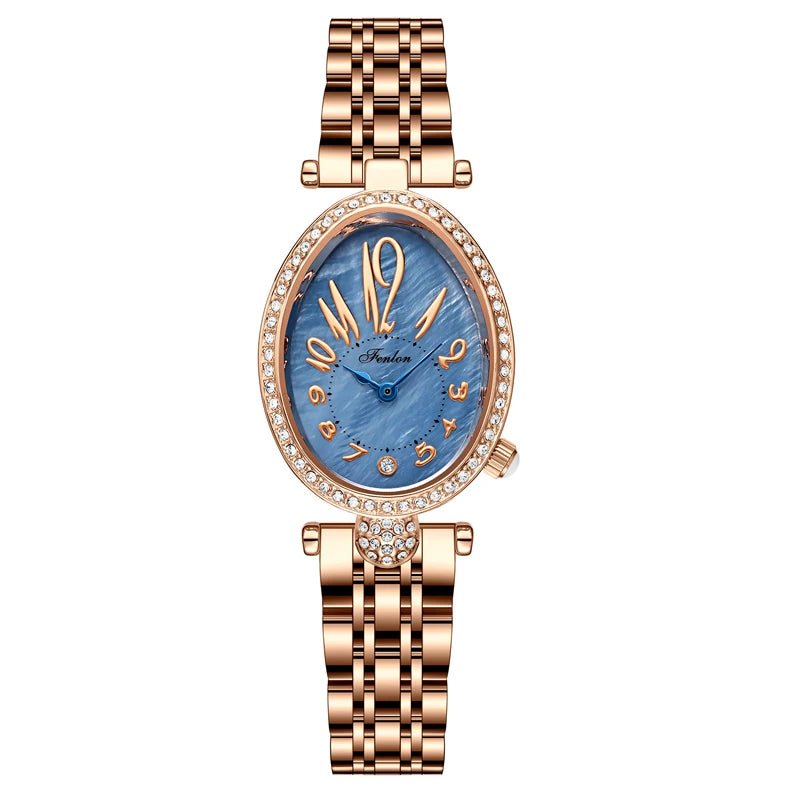 Valentina Rose Gold Script Watch - Dolbrook Jewelers