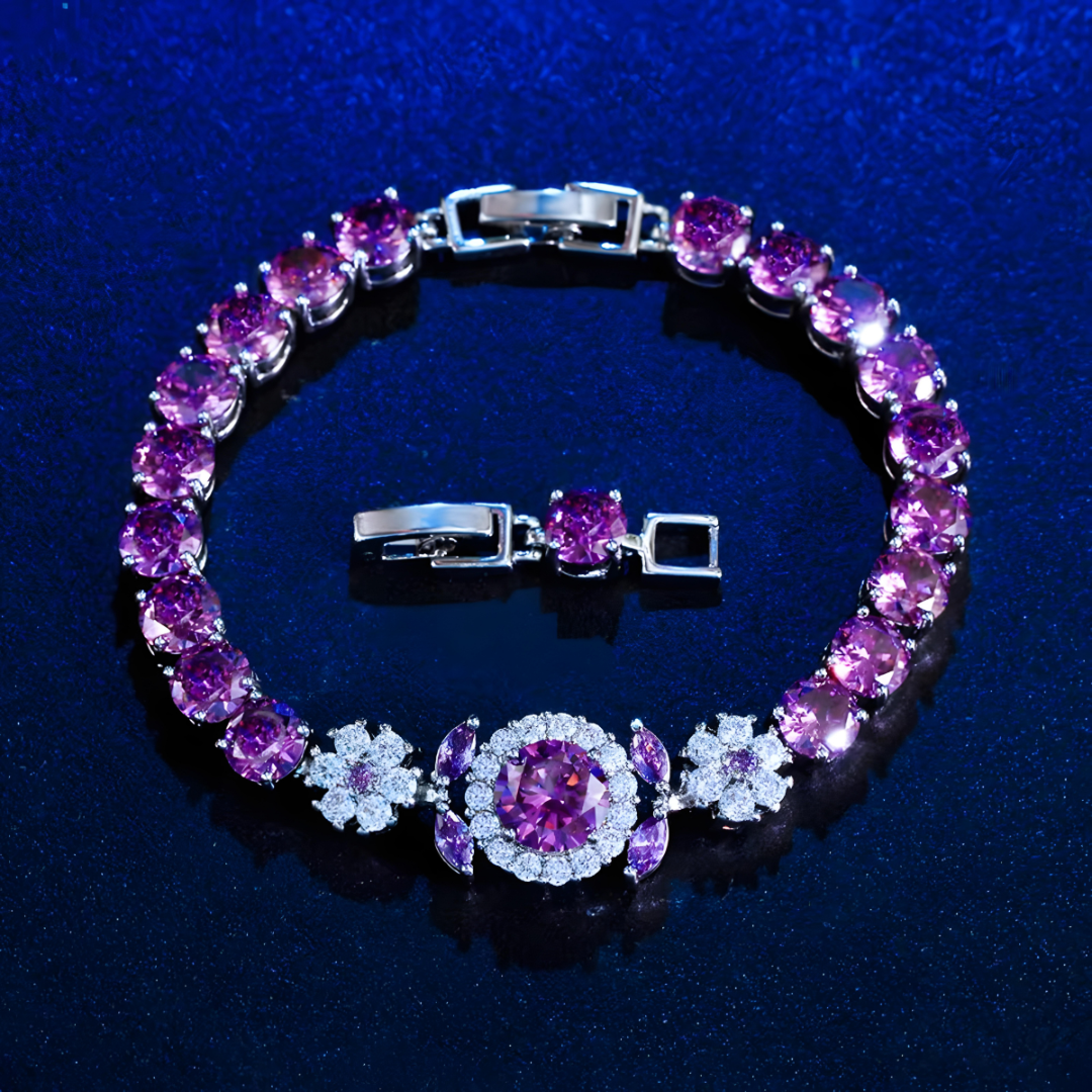 Vivienne Crystal Halo Bracelet