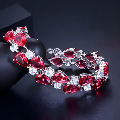 Elisa Teardrop Tennis Bracelet