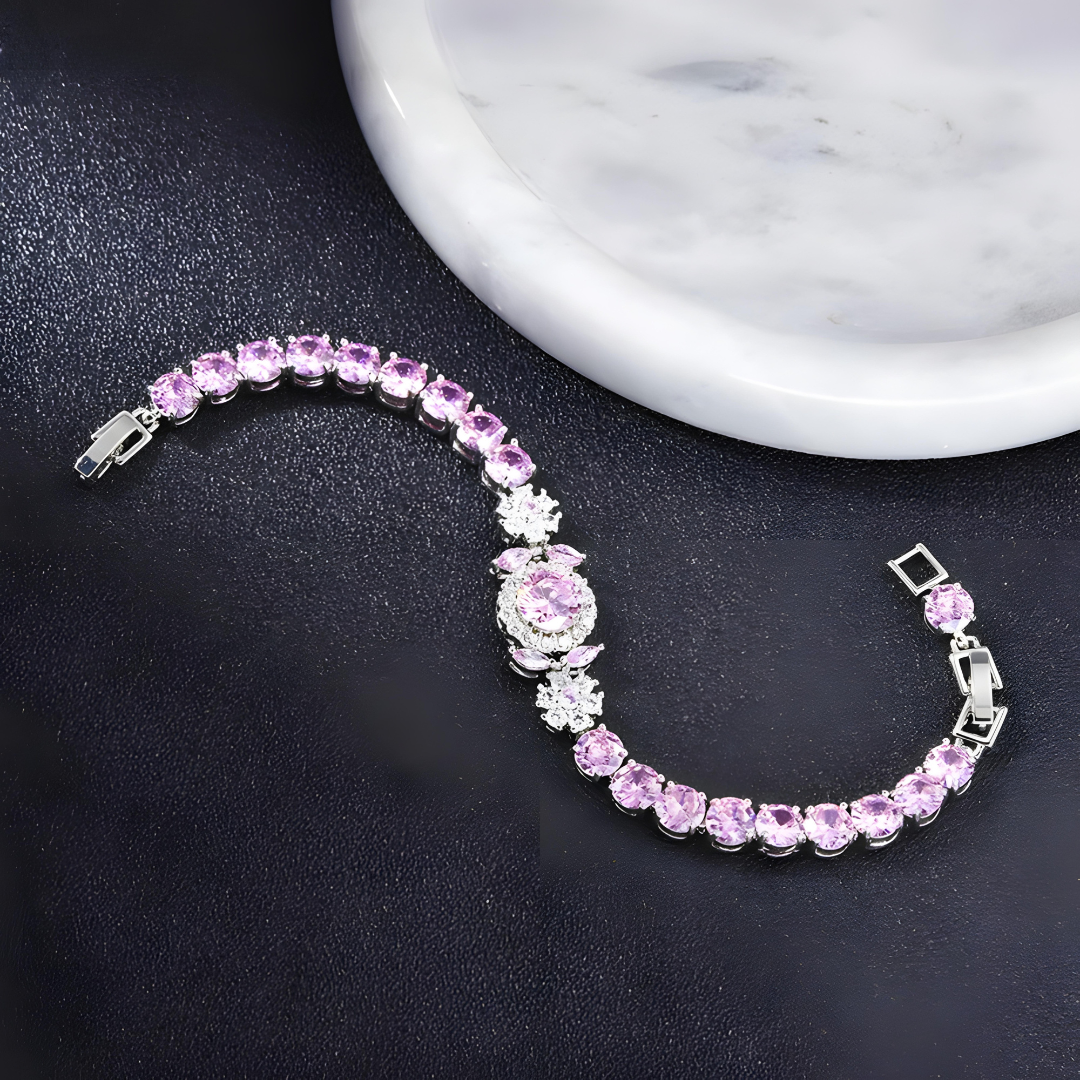 Vivienne Crystal Halo Bracelet