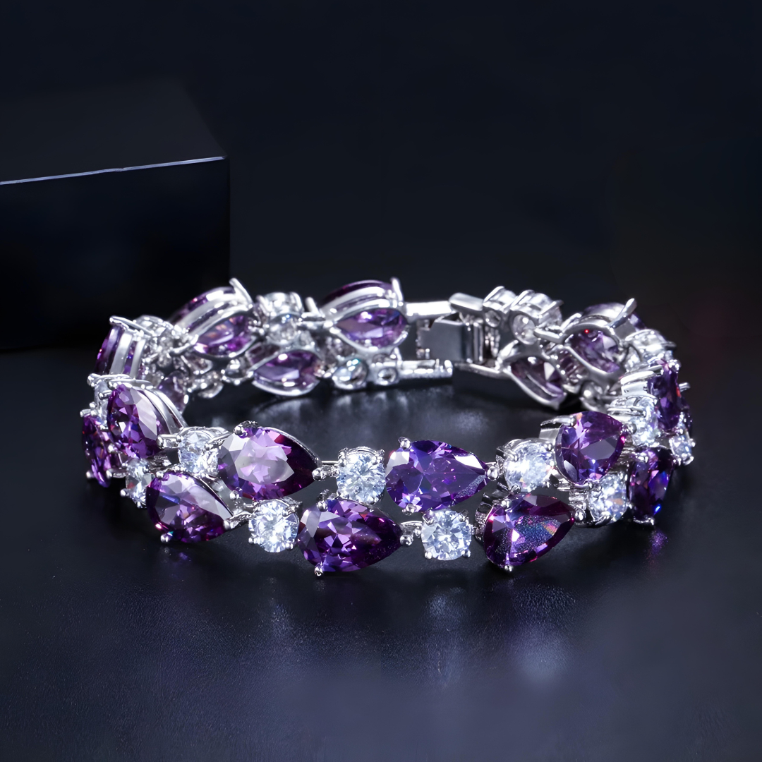 Elisa Teardrop Tennis Bracelet
