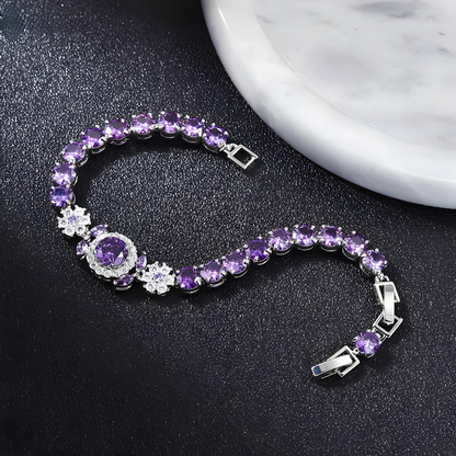 Vivienne Crystal Halo Bracelet