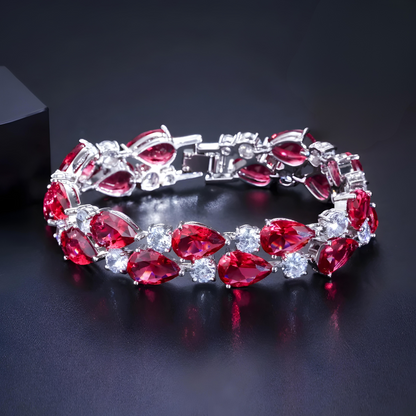Elisa Teardrop Tennis Bracelet