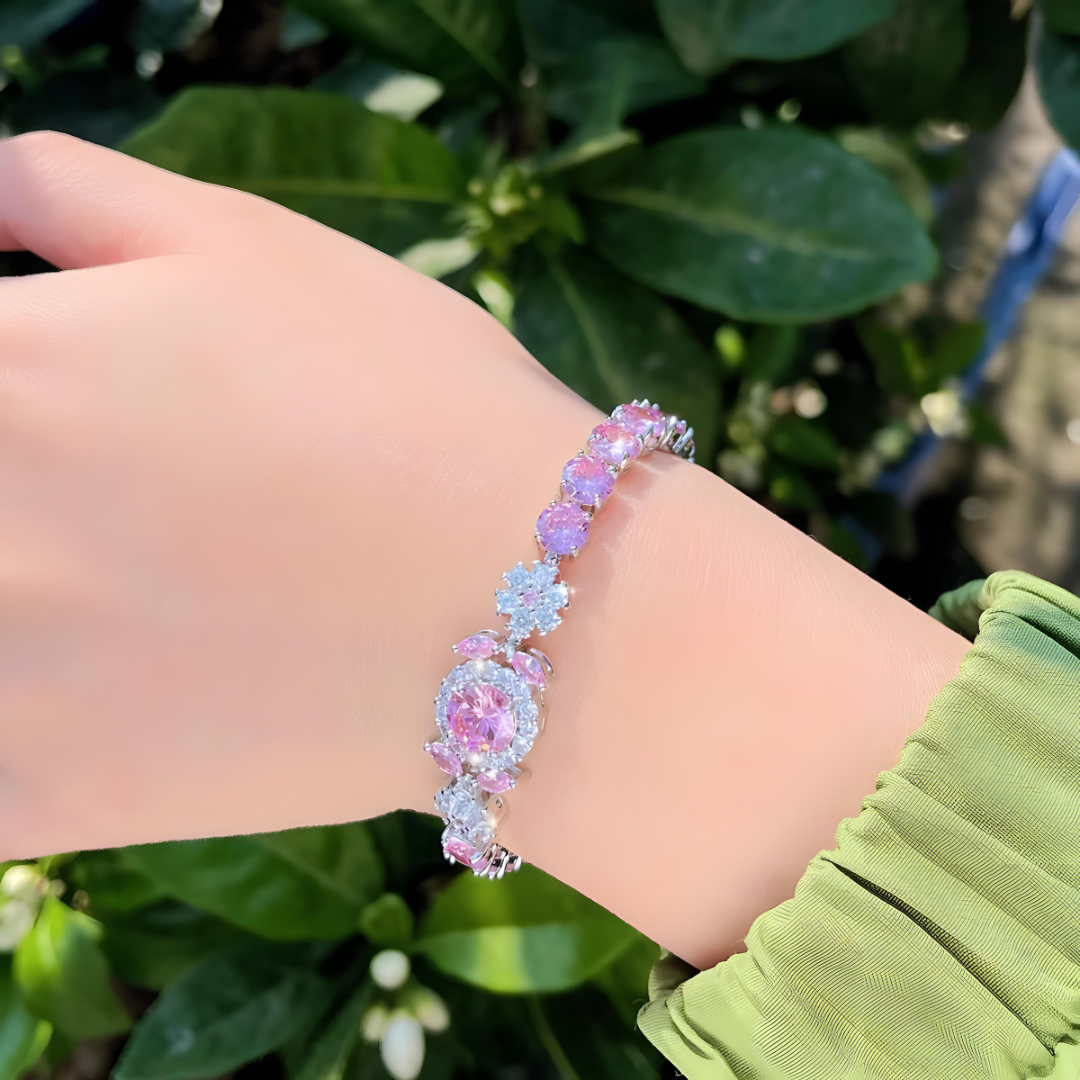 Vivienne Crystal Halo Bracelet