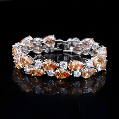 Elisa Teardrop Tennis Bracelet