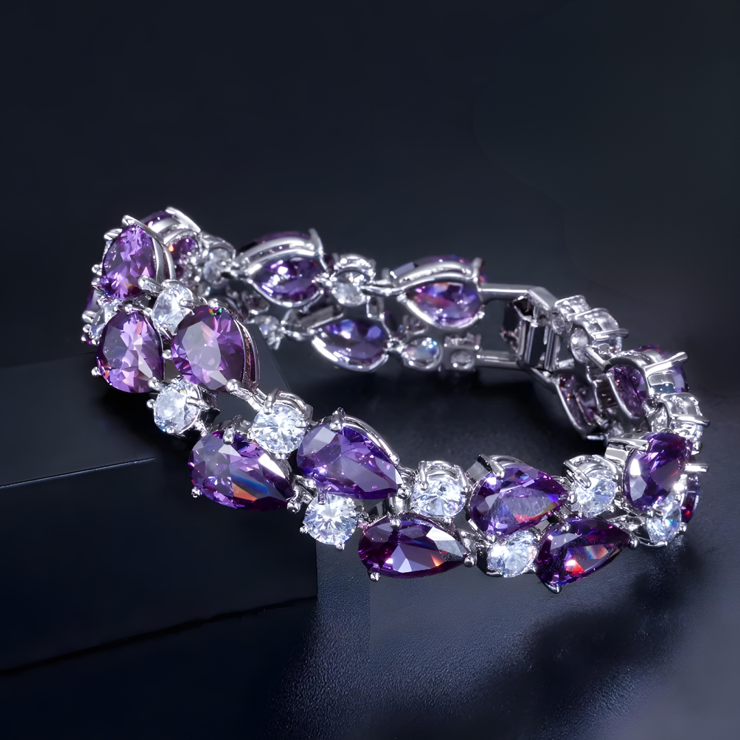 Elisa Teardrop Tennis Bracelet