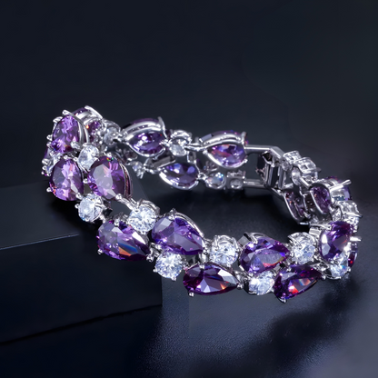 Elisa Teardrop Tennis Bracelet