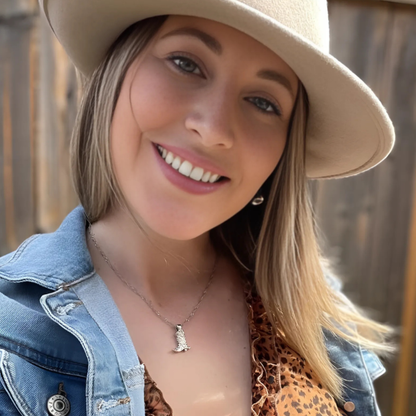 The Nashville Pavé Boot Pendant