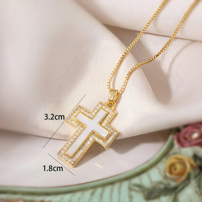 Radiant Faith Cross Necklace