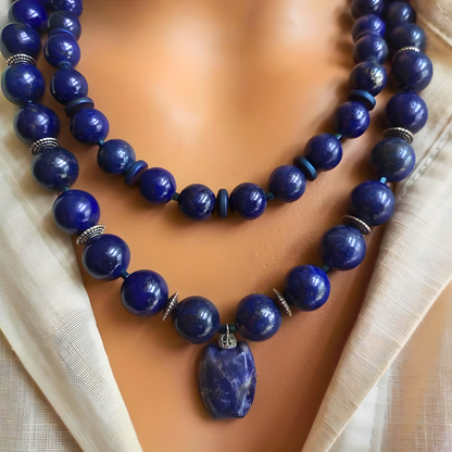 Sophia Royal Lapis Necklace