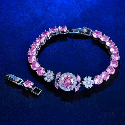 Vivienne Crystal Halo Bracelet