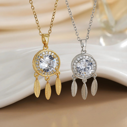 Dreamcatcher Dangle Necklace