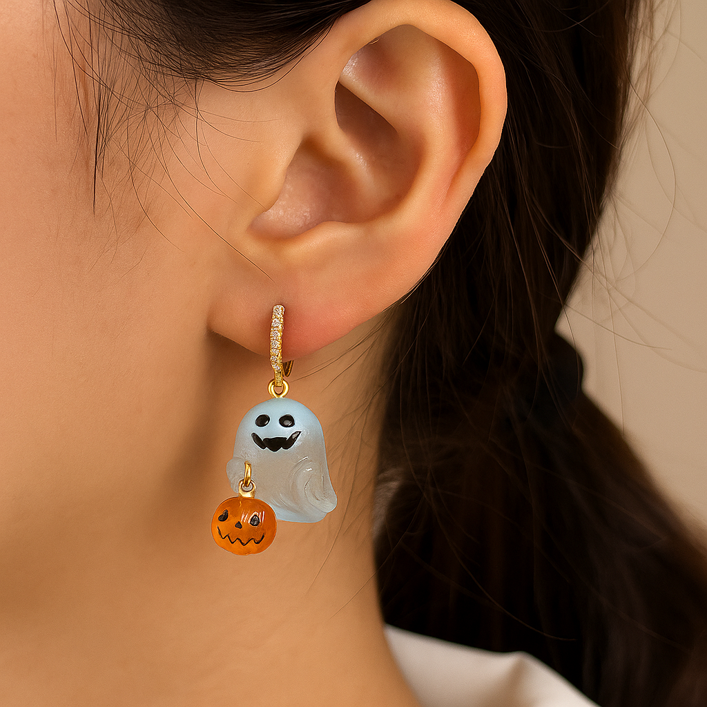 Ghostly Trick or Treat Hoops