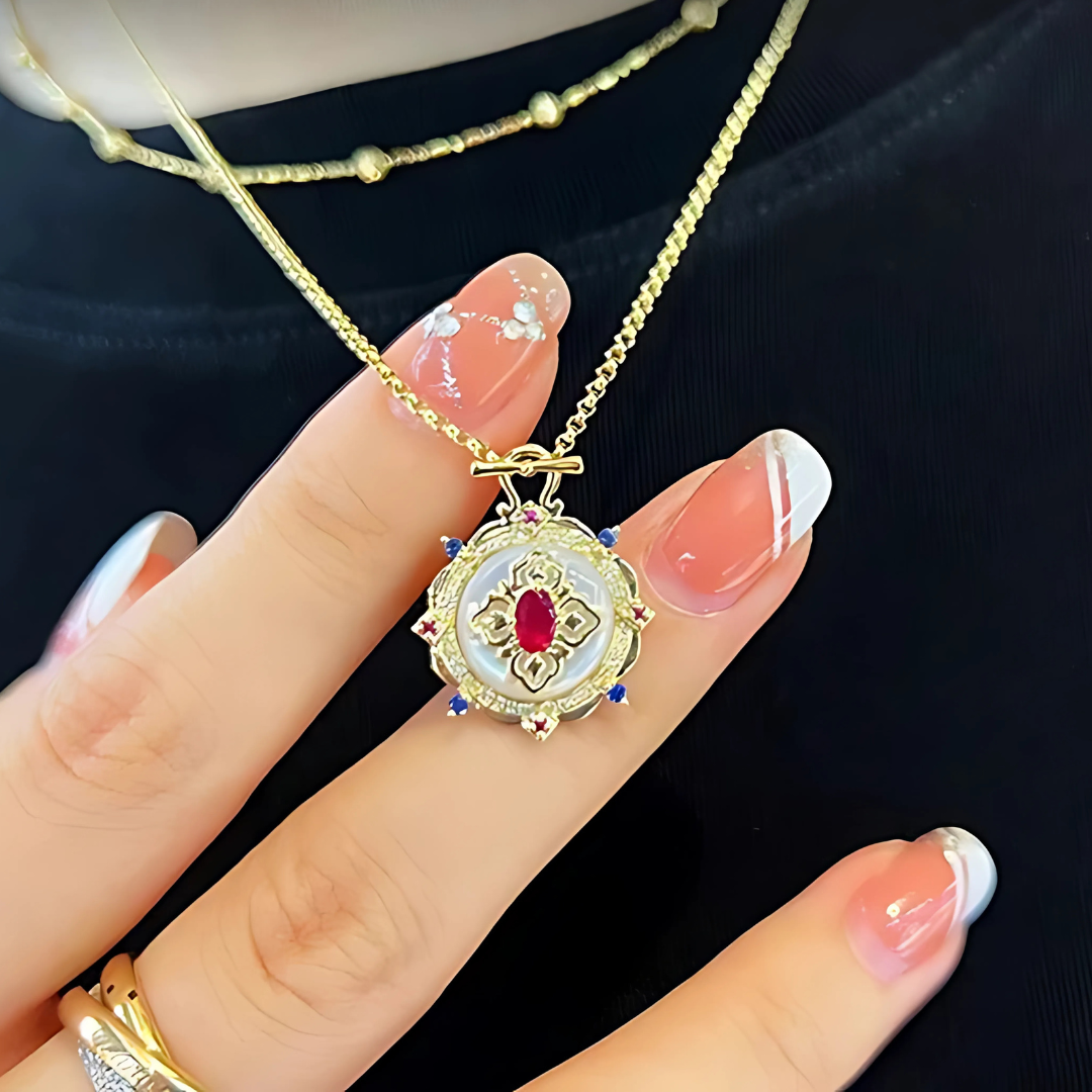 Radiant Heritage Pendant Necklace